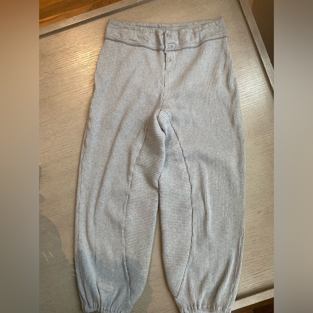 Free People Low Rise Ribbed Pants